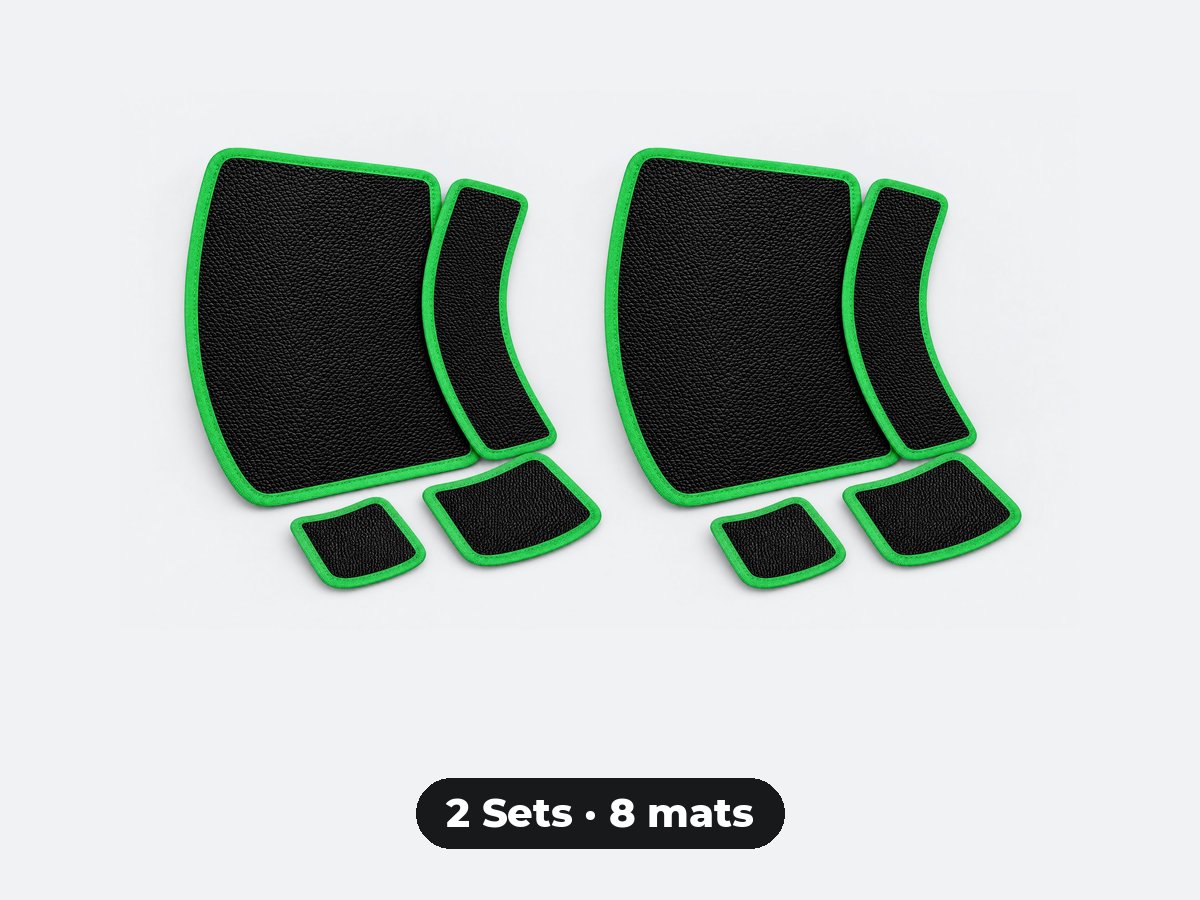 2 Sets: 8 flexible magnetic mats