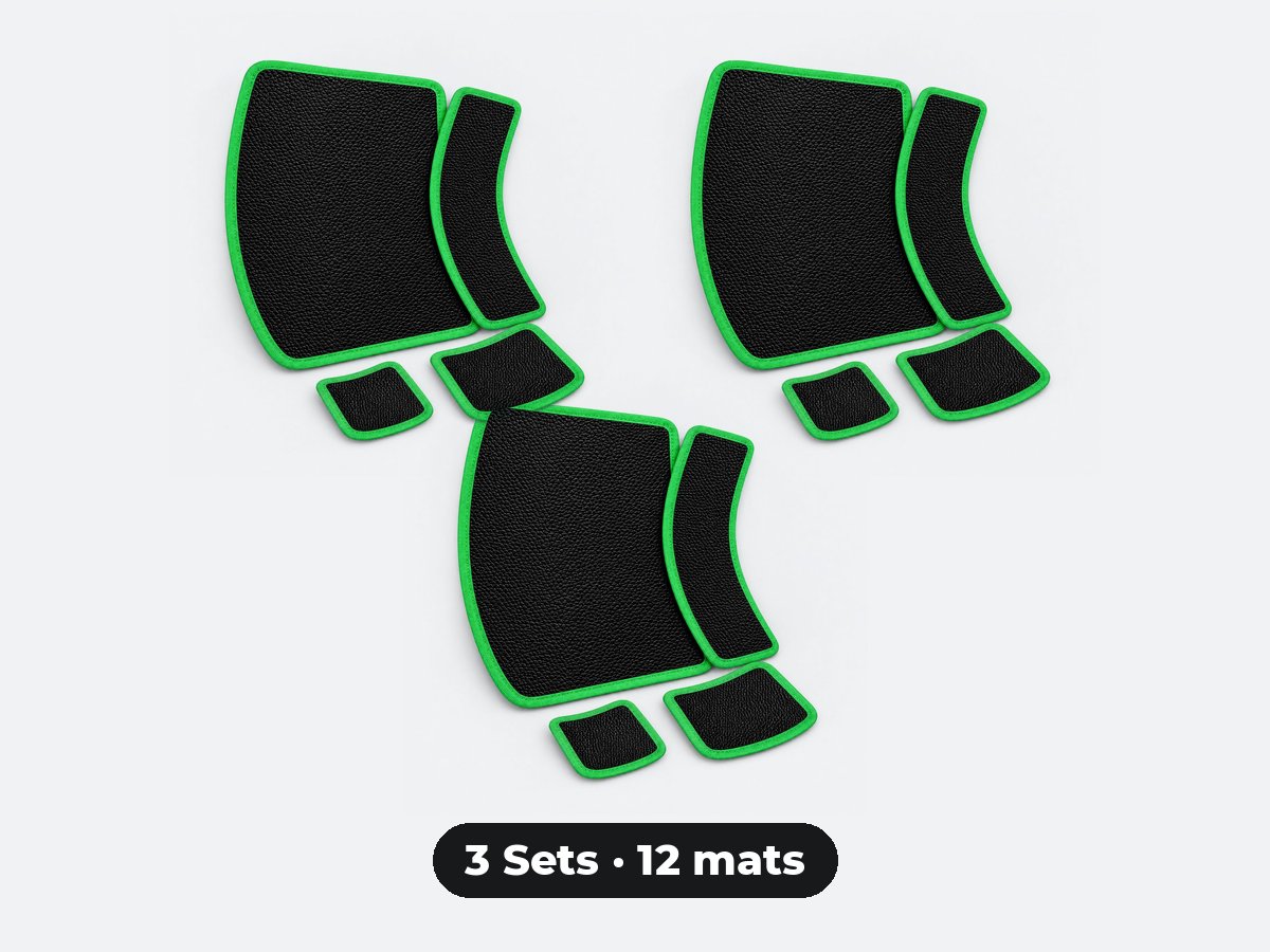 3 Sets: 12 flexible magnetic mats